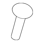 814561H000 - Body: Striker Screw for Kia: Borrego, Forte, Forte Koup, Optima, Rio, Rondo, Sedona, Spectra, Spectra5 Image