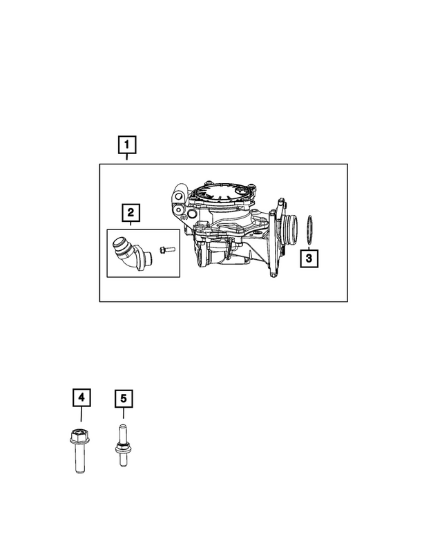 68780104AA - : Water Pump O Ring for Mopar Image