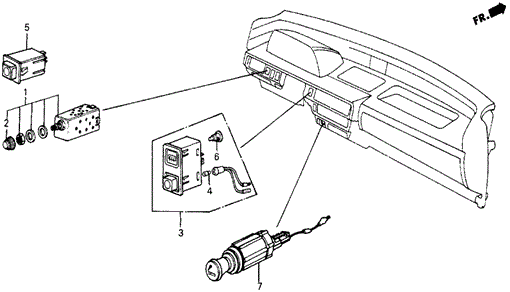 Switch for 1984 Honda Wagovan #0