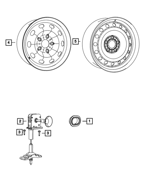 Wheel Spare for 2012 Ram 1500 #0