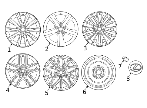 Wheel for 2017 Lexus IS300 #0