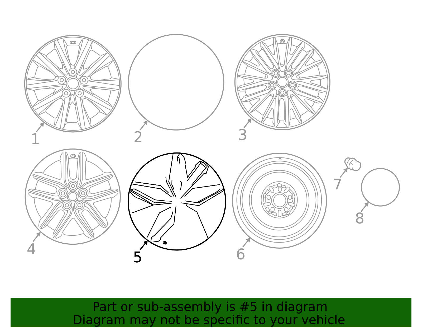42611-53680 - Wheel Disc 2022-2024 Lexus | Longo Lexus Parts