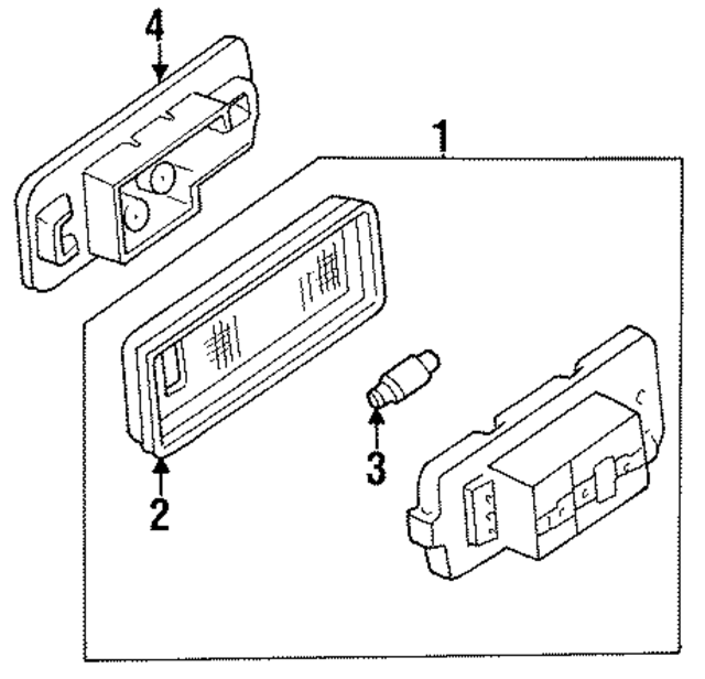 F4BZ13776B - : Cargo Lamp for Ford Image