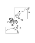68440186AA - Cooling: Coolant Bottle Supply Hose for Fiat: 500X | Jeep: Renegade Image