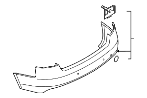 8K9807303GRU - : Bumper Cover for Audi: A4 Quattro Image