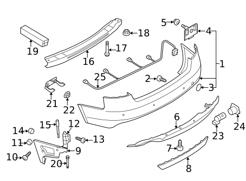 Bumper & Components - Front for 2009 Audi A4 Quattro #4