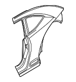 5C5809843 - Body: Quarter Panel for Volkswagen Image