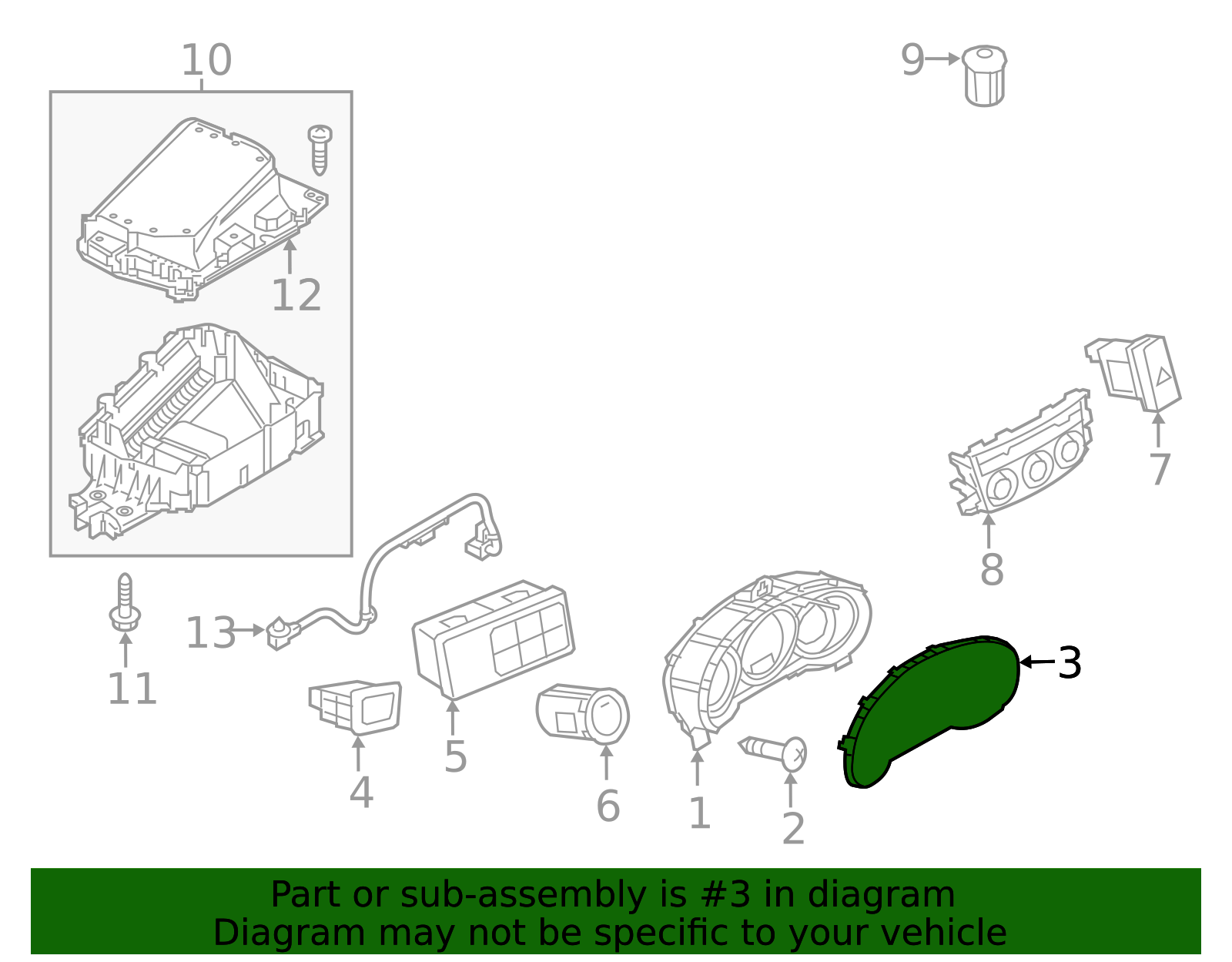 KD45-55-447 - Instrument Panel Lens 2013-2025 Mazda | Mazda-Parts
