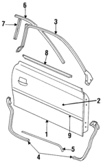 F4ZZ6320201A - Body: Outer Panel for Ford Image