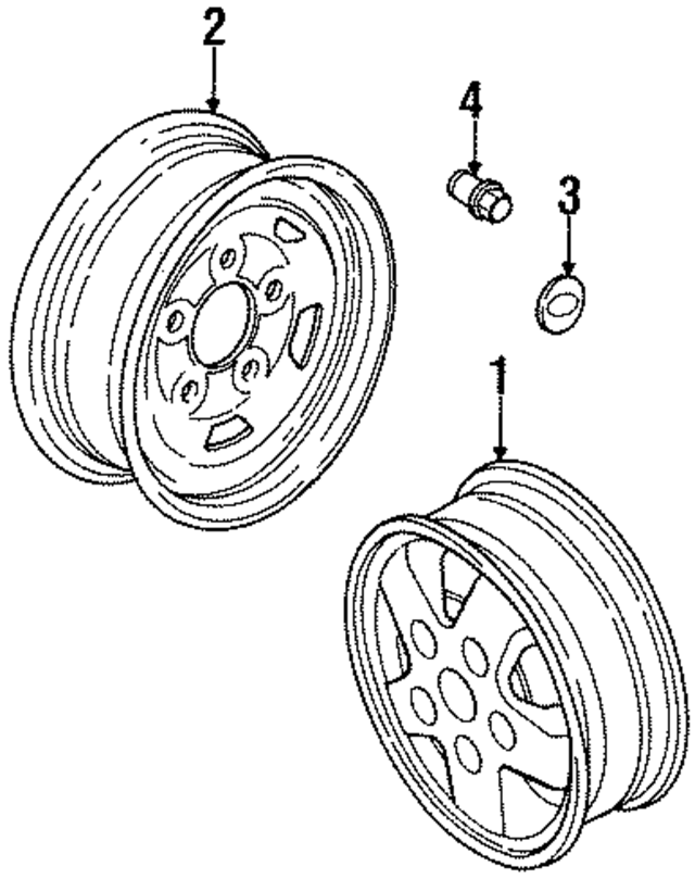 ANR2391MNH - Suspension: Center Cap for Land-Rover Image