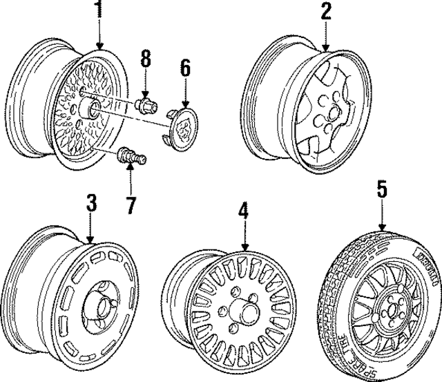 CAC7218 - Suspension: Valve Stem for Jaguar Image