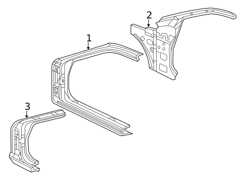Hinge Pillar for 2002 Hyundai Accent #0