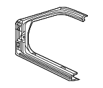 71120252D0 - : 2000-2002 Hyundai Accent - Hinge Pillar for Hyundai: Accent Image