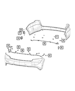 68411135AC - Electrical: Parking Assist Module for Dodge: Durango | Jeep: Grand Cherokee, Grand Cherokee WK Image
