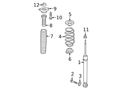 Shocks & Components for 2018 Honda Civic #1
