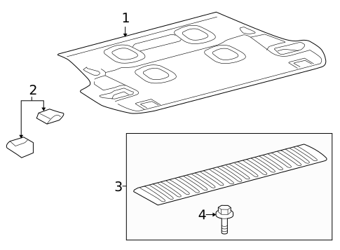Interior Trim - Rear Body for 2010 Toyota Land Cruiser #0