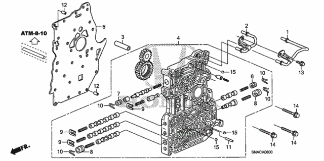 AT Main Valve Body for 2010 Honda Civic #0