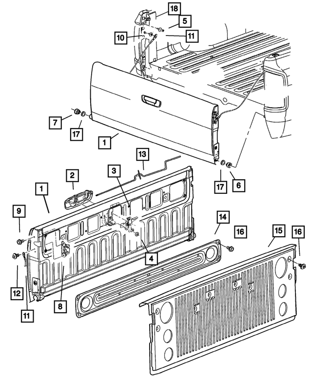 6506949AA - Body Sheet Metal Except Doors: Screw for Mopar Image