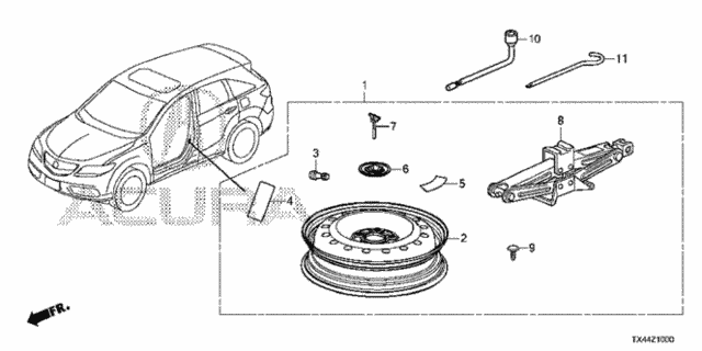 Temporary Wheel Kit for 2017 Acura RDX #0