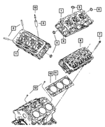 RL792925AA - 3.5L Gas; Engine: Cylinder Head for Mopar Image