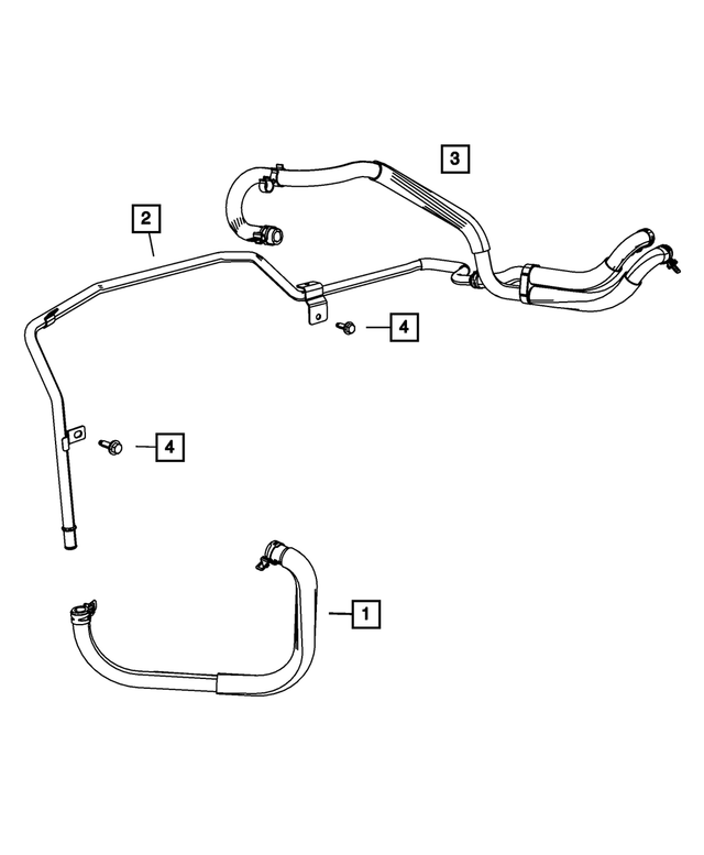 « 5058309AB – Air Conditioning &amp; Heater : Alimentation De Chauffage Durite pour Mopar Image »