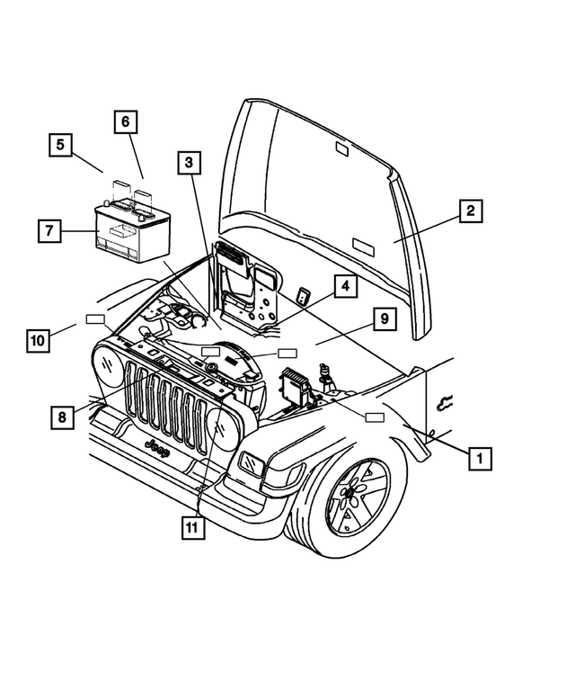52059713AA - Labels All Vehicle Locations: Emission Label for Mopar Image