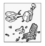 7120047151B1 - Body: Seat Assembly for Toyota: Prius Image