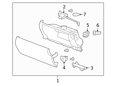 Glove Box for 2008 Jaguar XK #1