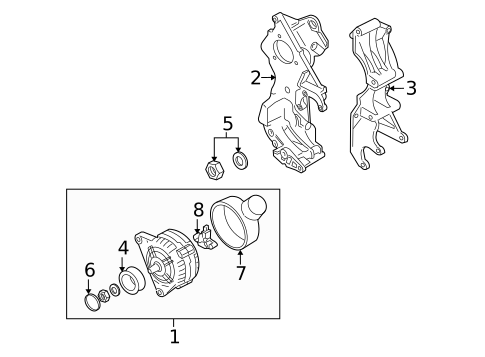 Alternator for 2003 Audi TT Quattro #1