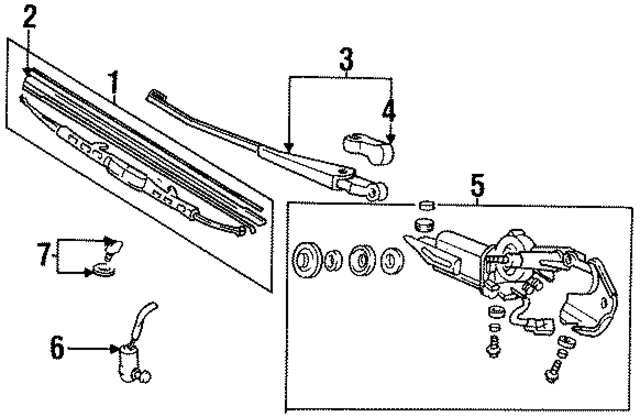 76700SV5A01 - : Motor for Honda Image