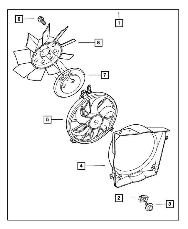 6503193 - Mopar Accessories - Component Parts: Hex Head Screw And Washer for Mopar Image