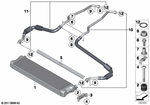 17222284262 - : Engine Oil Cooler Pipe, Return for BMW Image