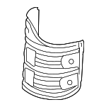 2558628090 - Exhaust: Heat Shield for Scion: tC, xB | Toyota: Camry, Corolla, Matrix, RAV4, Solara Image