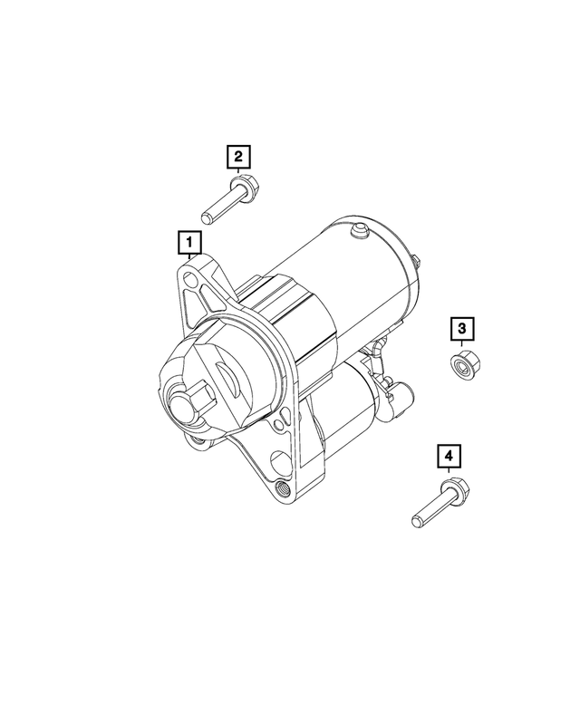 R6029783AC - : Engine Starter, Remanufactured for Mopar Image