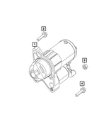 R6029783AC - Electrical: Engine Starter, Remanufactured for Jeep: Compass Image