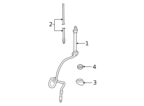 Antenna & Radio for 2006 Chrysler PT Cruiser #1