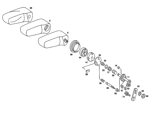1269701820 - Front Seats: Bearing for Mercedes-Benz Image image