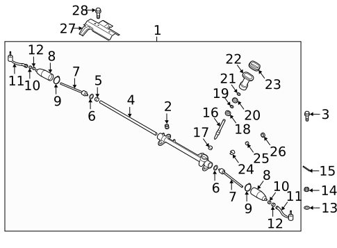 Steering Gear & Linkage for 2022 Kia Telluride #0