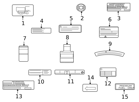 Labels for 2013 Mitsubishi Lancer #0