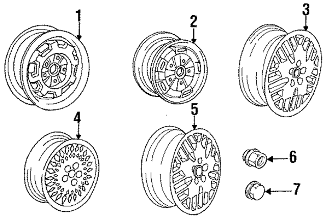 4284376 - Suspension: Wheel, Steel for Mopar Image