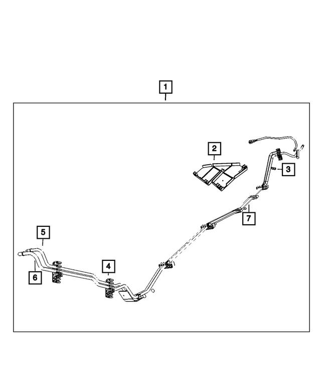5105811AA - Fuel: Fuel Line Shield for Mopar Image