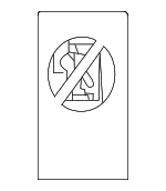 985N80Z800 - Body: Air Bag Label for Nissan: Altima, Armada, Frontier, Maxima, Pathfinder, Pathfinder Armada, Quest, Sentra, TITAN, Versa, Xterra Image