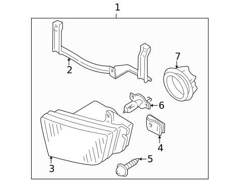Bulbs - Chassis for 1998 INFINITI QX4 #3