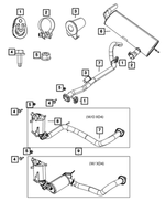 52126287AA - Exhaust: Damper for Mopar Image