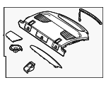 23669014009K94 - Body: Package Tray for Mercedes-Benz Image