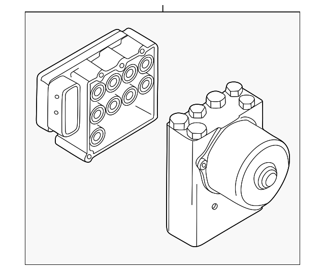 34516855553 - 2002-2008 BMW ABS Pump Assembly (34-51-6-855