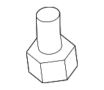 65698EQ30A - Body: Safety Catch Bolt for Nissan: 370Z, Altima, Armada, Frontier, Juke, Kicks, Kicks Play, LEAF, Maxima, Murano, NV1500, NV200, NV2500, NV3500, Pathfinder, Pathfinder Armada, Quest, Rogue, Rogue Select, Sentra, TITAN, TITAN XD, Versa, Versa Note, Xterra, Z Image