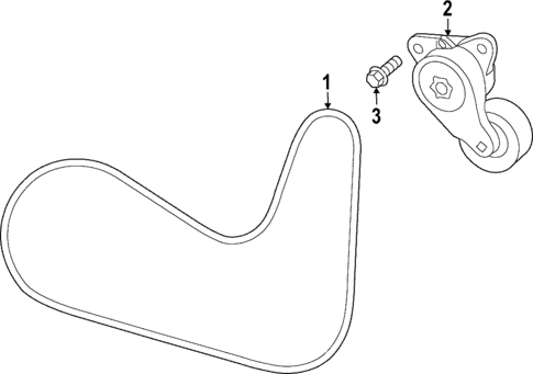 Belts & Pulleys for 2024 Nissan Pathfinder #0