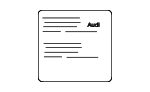 4E0010530 - Body: Info Label for Audi Image image