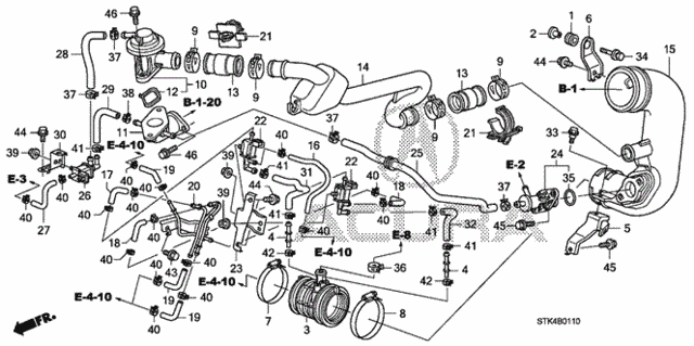 Air Bypass Valve for 2009 Acura RDX #0